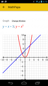 اسکرین شات برنامه MathPapa - Algebra Calculator 3