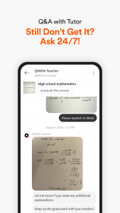 اسکرین شات 5 برنامه QANDA: AI Math & Study Helper