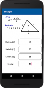 اسکرین شات برنامه Geometry Formula & Calculator 7