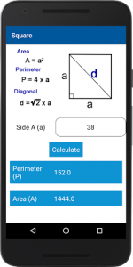 اسکرین شات برنامه Geometry Formula & Calculator 4