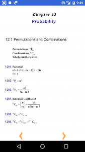 اسکرین شات برنامه Math Formulas 4