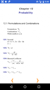 اسکرین شات برنامه Math Formulas 4