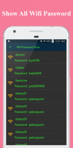 اسکرین شات برنامه Show Wifi Password 1