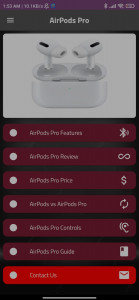 اسکرین شات برنامه AirPods Pro guide 2