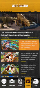 اسکرین شات 8 برنامه Jurassic World Play