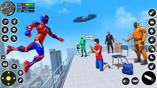 اسکرین شات برنامه Spider Hero Man Spider Game 1