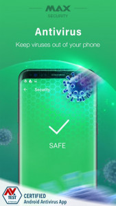 اسکرین شات برنامه MAX Security  - Antivirus, Booster & Virus Cleaner 1