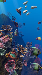 اسکرین شات برنامه OCEAN AQUARIUM Live Wallpaper FREE 2