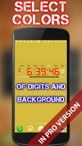 اسکرین شات برنامه Battery Saving Digital Clocks Live Wallpaper 6
