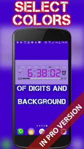 اسکرین شات برنامه Battery Saving Digital Clocks Live Wallpaper 8