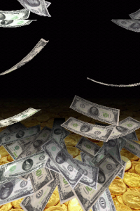 اسکرین شات برنامه Falling Money 3D Live Wallpaper 6