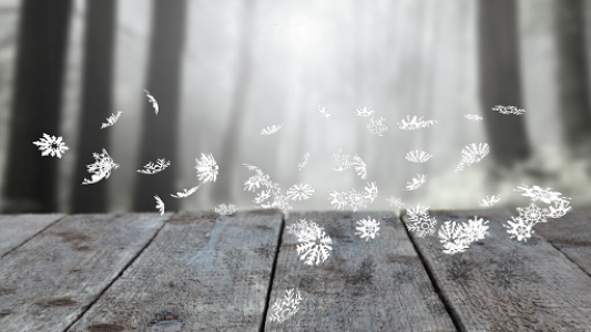 اسکرین شات برنامه Falling Snowflakes 3D Live Wallpaper 6