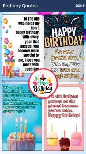 اسکرین شات 8 برنامه Happy birthday wishes 2025