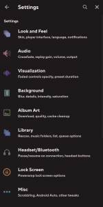 اسکرین شات برنامه Poweramp: Music Player (Trial) 8