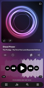 اسکرین شات برنامه Poweramp: Music Player (Trial) 1