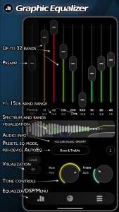 اسکرین شات 1 برنامه Poweramp Equalizer