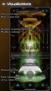 اسکرین شات 6 برنامه Poweramp Equalizer