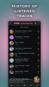 اسکرین شات 2 برنامه Anime Music Radio J-pop J-rock