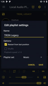 اسکرین شات 4 برنامه LAP - Light Audio Music Player