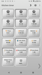 اسکرین شات 2 برنامه Kitchen Multi-Timer