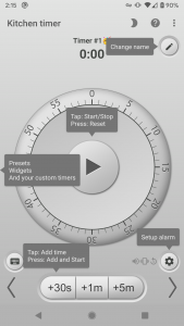 اسکرین شات 1 برنامه Kitchen Multi-Timer