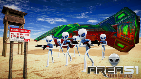 اسکرین شات بازی Area 51 Alien Shooter Games 4