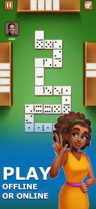 اسکرین شات 1 بازی Dominoes Pro Offline or Online