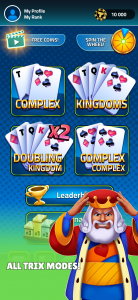 اسکرین شات بازی Trix King of Hearts Card Game 6