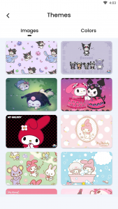 اسکرین شات 1 برنامه My Melody and Kuromi Keyboard