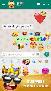 اسکرین شات برنامه Emoji Up: emoji maker sticker 5