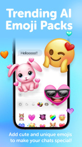 اسکرین شات 4 برنامه Emoji Up genmoji sticker maker