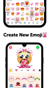اسکرین شات 1 برنامه Emoji Up genmoji sticker maker