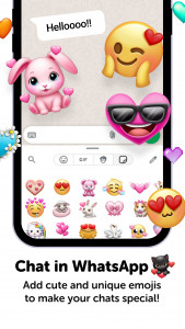 اسکرین شات 4 برنامه Emoji Up genmoji sticker maker