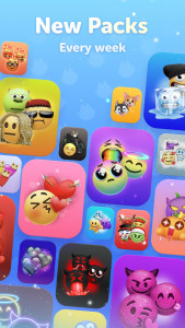 اسکرین شات برنامه Emoji Up genmoji maker sticker 4