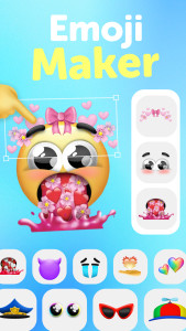 اسکرین شات 1 برنامه Emoji Up genmoji sticker maker