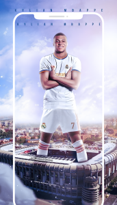 اسکرین شات برنامه Mbappe Real Madrid Wallpapers 2