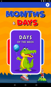 اسکرین شات 2 برنامه Learn Months and Days