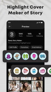 اسکرین شات برنامه Beely Story Maker & Editor App 7