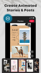 اسکرین شات برنامه Beely Story Maker & Editor App 4