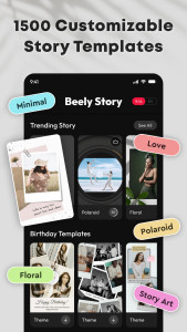 اسکرین شات 3 برنامه Beely Story Maker & Editor App