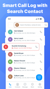 اسکرین شات برنامه Caller Id: Dialer, SMS & Block 4