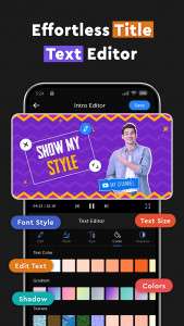 اسکرین شات برنامه Intro Promo Video Maker Introz 3