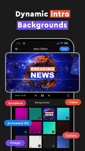 اسکرین شات برنامه Intro Promo Video Maker Introz 5