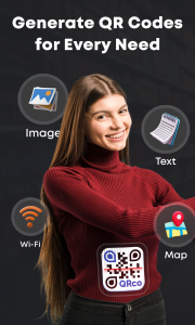 اسکرین شات 1 برنامه QR Code Generator & Scanner