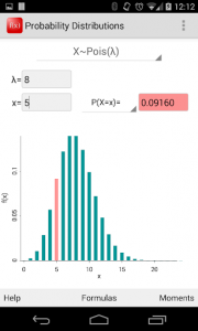 اسکرین شات برنامه Probability Distributions 2