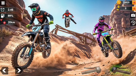 اسکرین شات 4 برنامه Mx Motocross Racing Games