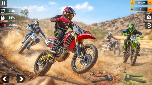 اسکرین شات 5 برنامه Mx Motocross Racing Games