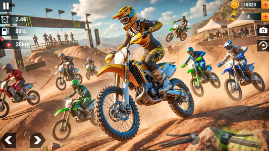 اسکرین شات 3 برنامه Mx Motocross Racing Games