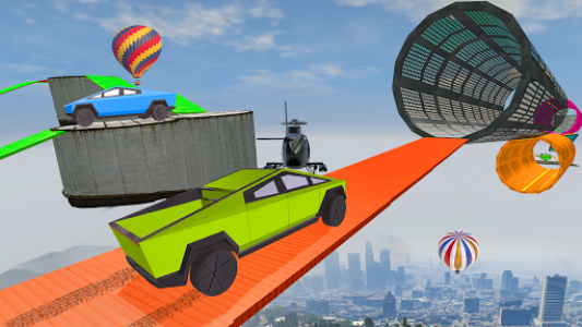 اسکرین شات بازی Cyber Truck Simulator: Stunt Racing Game 4