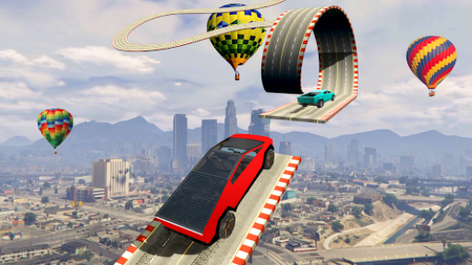 اسکرین شات بازی Cyber Truck Simulator: Stunt Racing Game 8